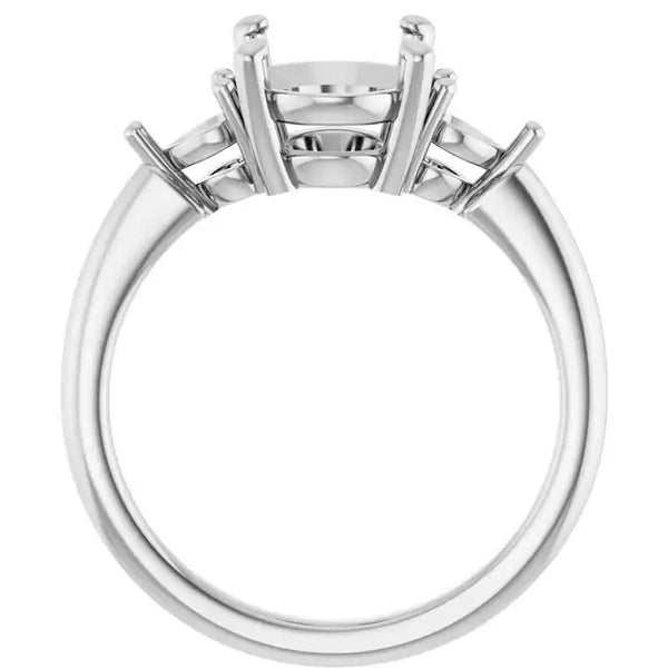 IDALIA Lab Grown Diamond Engagement Ring Setting for Oval Stones - Larson Jewelers