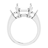 IDALIA Lab Grown Diamond Engagement Ring Setting for Asscher Stones