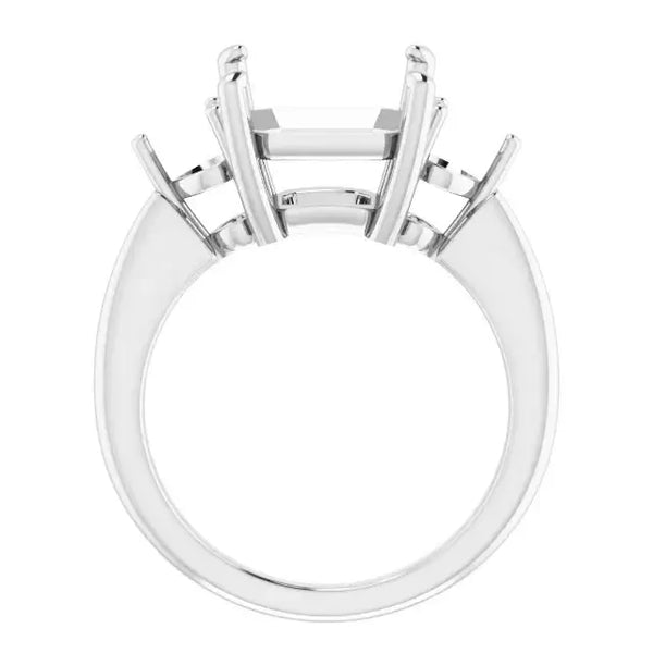 IDALIA Lab Grown Diamond Engagement Ring Setting for Asscher Stones - Larson Jewelers