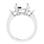 IDALIA Lab Grown Diamond Engagement Ring Setting for Cushion Stones