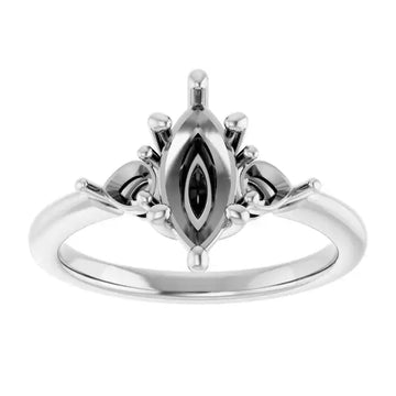 IDALIA Lab Grown Diamond Engagement Ring Setting for Marquise Stones - Larson Jewelers