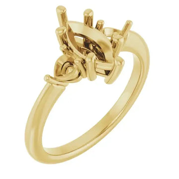IDALIA Lab Grown Diamond Engagement Ring Setting for Marquise Stones - Larson Jewelers