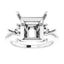 IDALIA Lab Grown Diamond Engagement Ring Setting for Square Stones