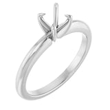 ORLA Lab Grown Diamond Solitare Engagement Ring Setting for Round Stones