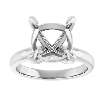 ORLA Lab Grown Diamond Solitare Engagement Ring Setting for Cushion Stones - Larson Jewelers