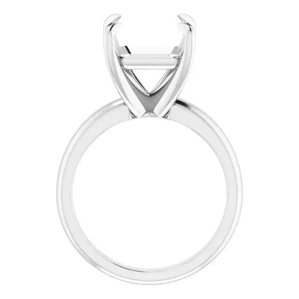 ORLA Lab Grown Diamond Solitare Engagement Ring Setting for Asscher Stones - Larson Jewelers