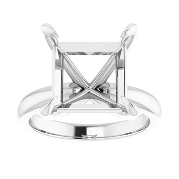 ORLA Lab Grown Diamond Solitare Engagement Ring Setting for Square Stones - Larson Jewelers