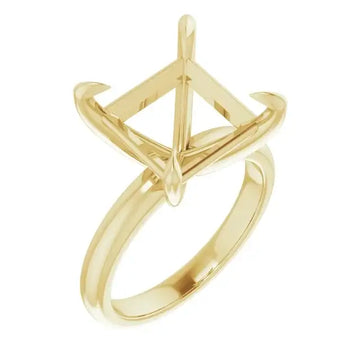 ORLA Lab Grown Diamond Solitare Engagement Ring Setting for Square Stones - Larson Jewelers