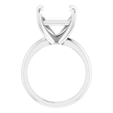 ORLA Lab Grown Diamond Solitare Engagement Ring Setting for Square Stones