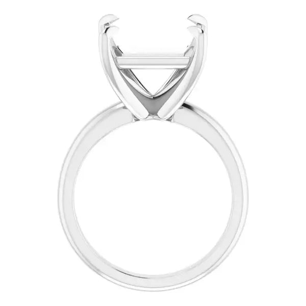 ORLA Lab Grown Diamond Solitare Engagement Ring Setting for Square Stones - Larson Jewelers