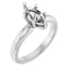 ORLA Lab Grown Diamond Solitare Engagement Ring Setting for Marquise Stones