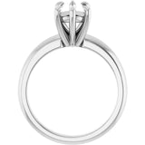 ORLA Lab Grown Diamond Solitare Engagement Ring Setting for Pear Stones
