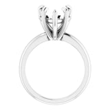 ORLA Lab Grown Diamond Solitare Engagement Ring Setting for Heart Stones