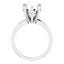 ORLA Lab Grown Diamond Solitare Engagement Ring Setting for Heart Stones