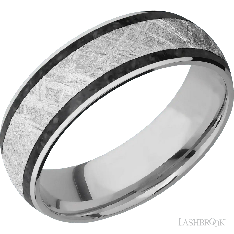 Titanium with Polish Finish - 7MM - Larson Jewelers