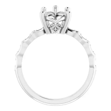 GIANNA Lab Grown Diamond Engagement Ring Setting for Marquise Stones - Larson Jewelers
