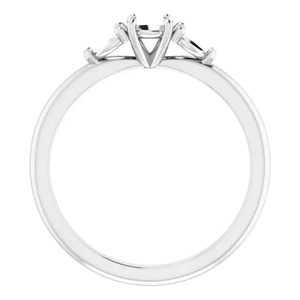 BUTTERCUP Lab Grown Diamond Engagement Ring Setting for Round Stones - Larson Jewelers