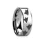 Animal Track Duck Print Ring Engraved Flat Tungsten Ring - 4mm - 12mm - Larson Jewelers