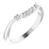 14K White Matching Band Mounting