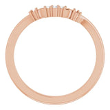 14K Rose Matching Band Mounting