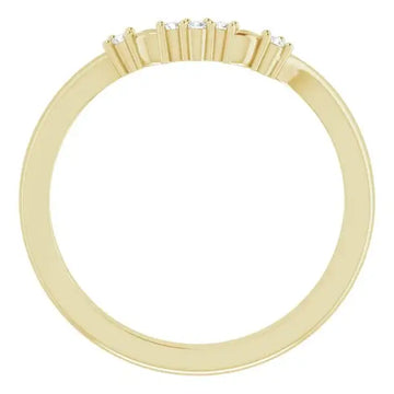 14K Yellow Matching Band Mounting