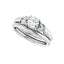 GILDA 18K White Gold Round Engagement Ring