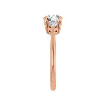 IDALIA 14K Rose Gold Round Lab Grown Diamond Engagement Ring - Larson Jewelers