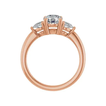 IDALIA 14K Rose Gold Round Lab Grown Diamond Engagement Ring - Larson Jewelers