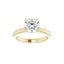 ORLA 18K Yellow Gold Round Lab Grown Diamond Solitare Engagement Ring