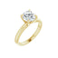 ORLA 18K Yellow Gold Round Lab Grown Diamond Solitare Engagement Ring