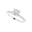 KIARA Silver Round Lab Grown Diamond Engagement Ring