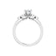 HAILEY Platinum Pear Cut Lab Grown Diamond Engagement Ring