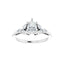 HAILEY Platinum Pear Cut Lab Grown Diamond Engagement Ring