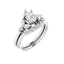 HAILEY Platinum Pear Cut Lab Grown Diamond Engagement Ring