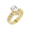GIANNA 18K Yellow Gold Oval Lab Grown Diamond Engagement Ring