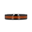 ACACIA Koa Wood Inlaid Black Ceramic Ring with Bevels - 4mm - 12mm