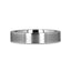 AIRES Flat Brush Finish Center Polished Edges Tungsten Carbide Ring - 4mm - 10mm