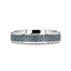 AUGUSTUS Blue Carbon Fiber Inlay Tungsten Carbide Band - 4mm - 10mm