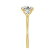 BUTTERCUP 14K Yellow Gold Oval Lab Grown Diamond Engagement Ring