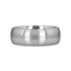 BELLATOR Domed with Brushed Stripe Tungsten Wedding Ring - 4mm to 12mm