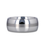 BELLATOR Domed with Brushed Stripe Tungsten Wedding Ring - 4mm to 12mm