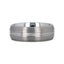 BOSS Tungsten Carbide Ring with Domed Center Groove and Brush Finish - 6mm & 8mm