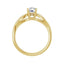 TALA 18K Yellow Gold Round Lab Grown Diamond Engagement Ring