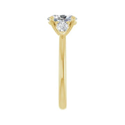 BUTTERCUP 18K Yellow Gold Oval Lab Grown Diamond Engagement Ring