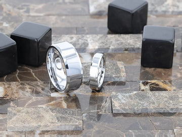 CORINTHIAN Beveled Tungsten Carbide Ring - 4mm - 12mm - Larson Jewelers