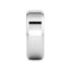 CORONAL Men’s Polished Finish Beveled Edges Titanium Wedding Ring with Raised Center - 6mm & 8mm