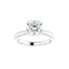 ORLA 18K White Gold Round Lab Grown Diamond Solitare Engagement Ring