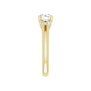 GILDA 18K Yellow Gold Round Engagement Ring