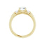 GILDA 18K Yellow Gold Round Engagement Ring
