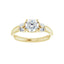 GILDA 18K Yellow Gold Round Engagement Ring
